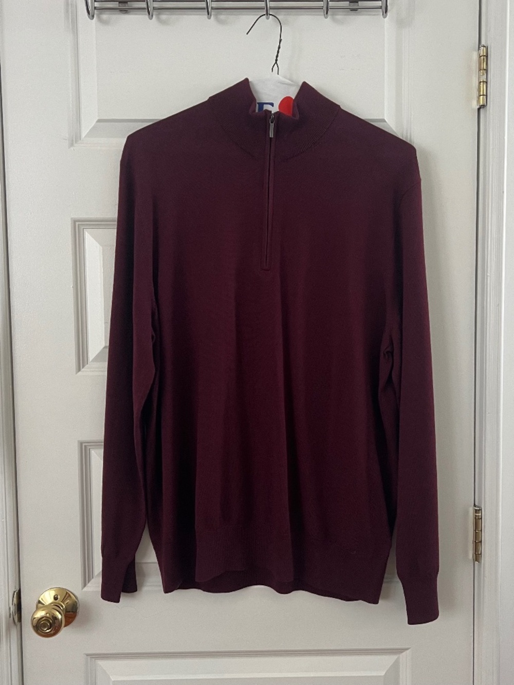 NWT Brooks Brothers Wool Quarter Zip